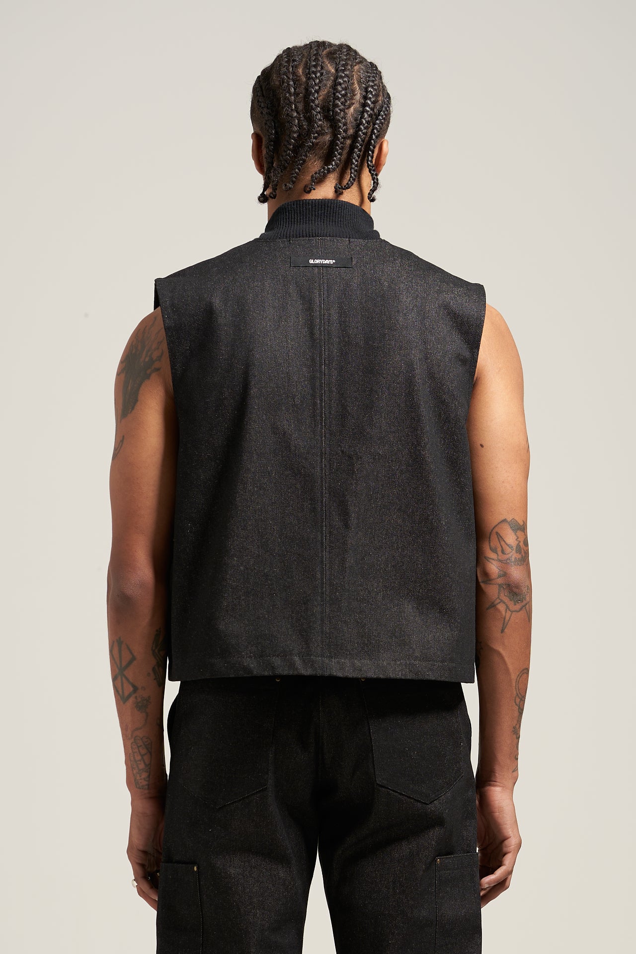 The Raw Black Carpenter Vest