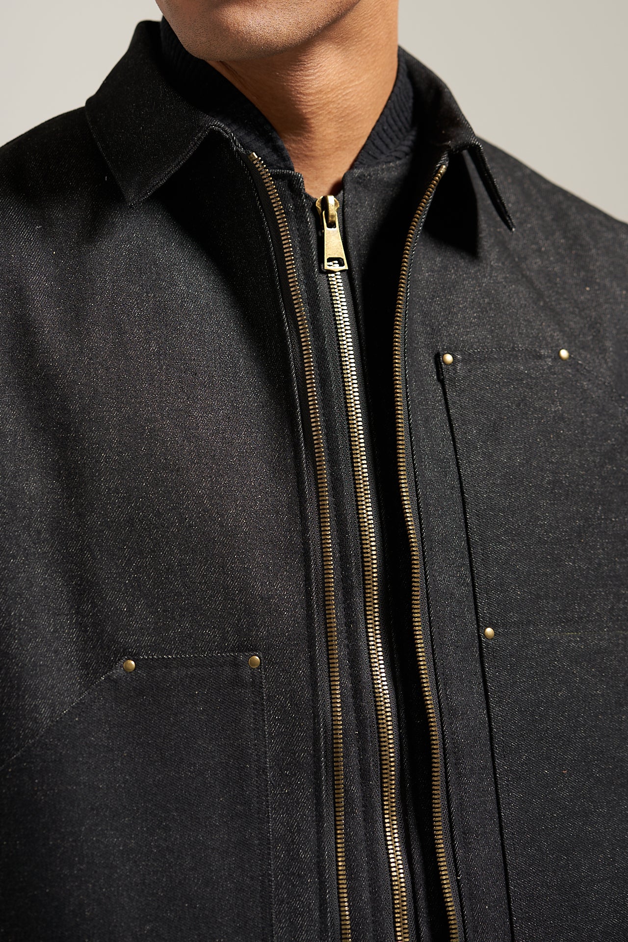 The Raw Black Carpenter Jacket