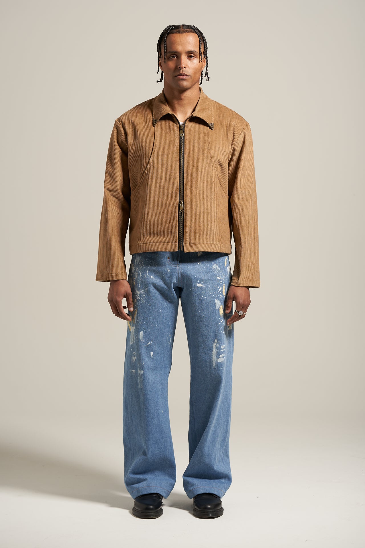 The Amber Cord Flight Jacket