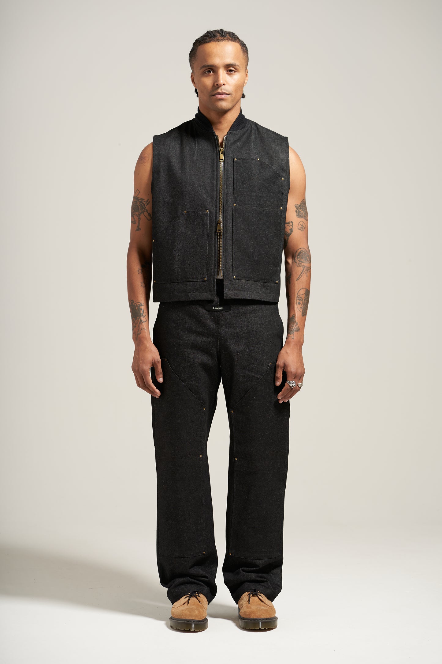 The Raw Black Carpenter Pant