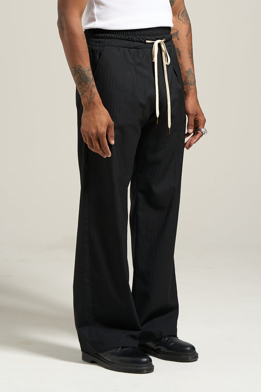 The Blackout Herringbone Flow Pant