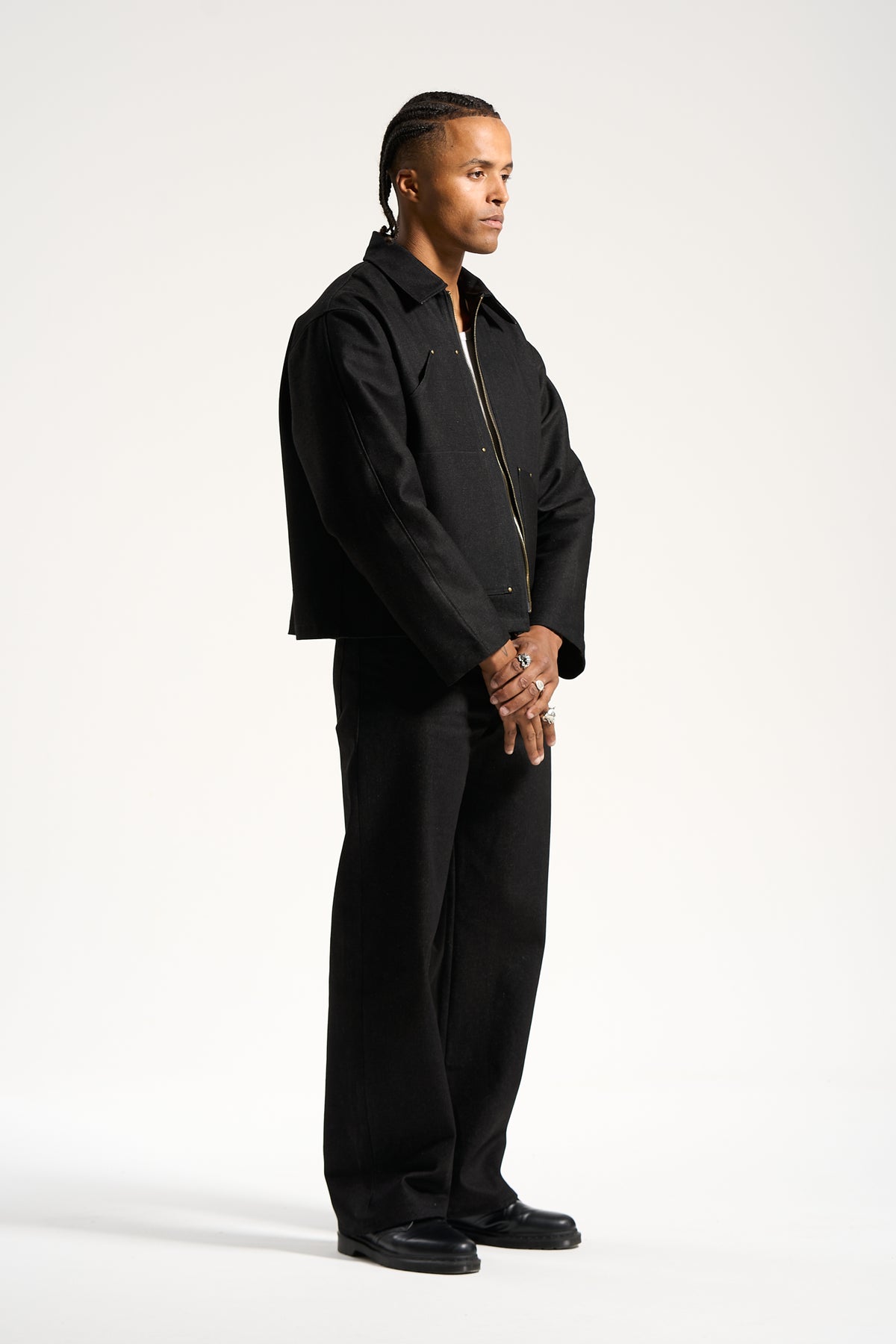 The Raw Black Carpenter Jacket