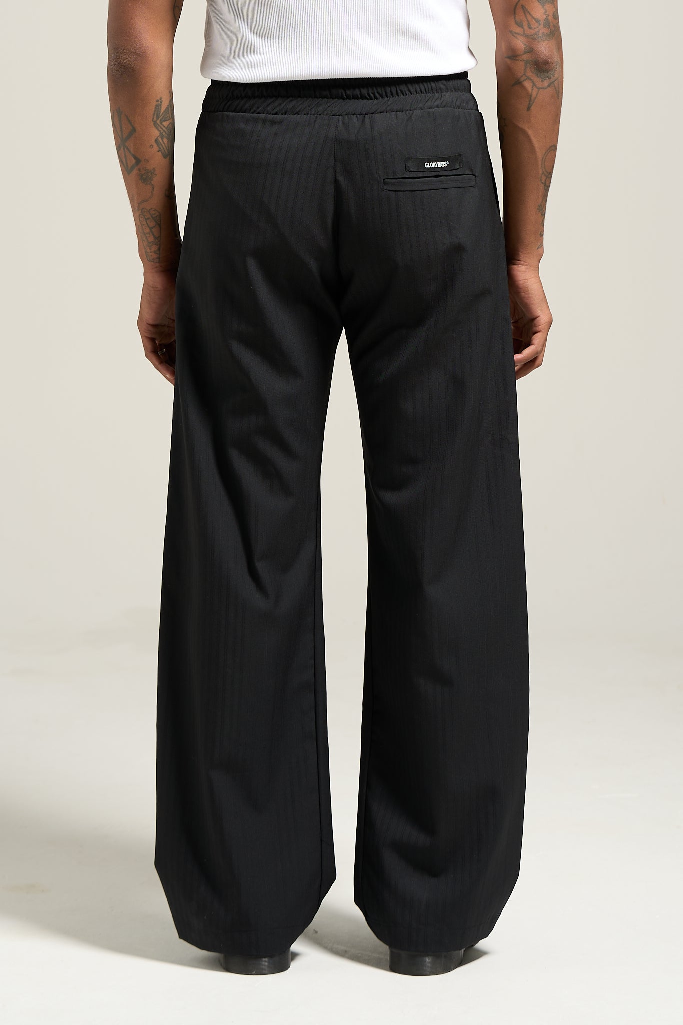 The Blackout Herringbone Flow Pant