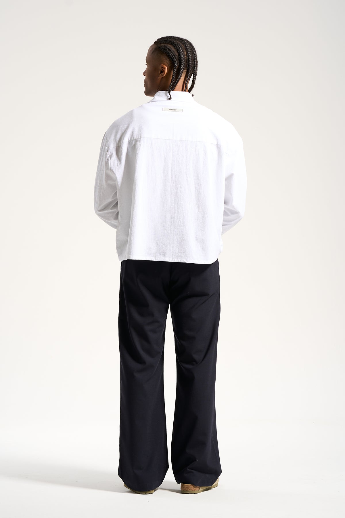 The French Navy Flow Pant
