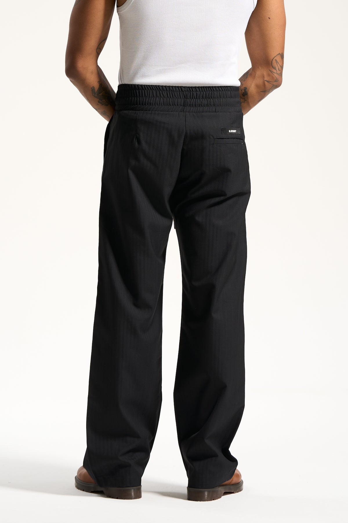 The Blackout Herringbone Flow Pant