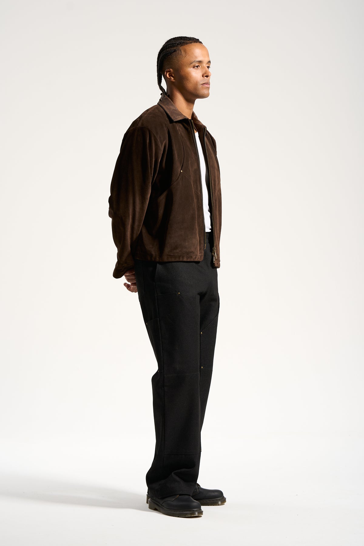 The Umber Suede Flight Jacket