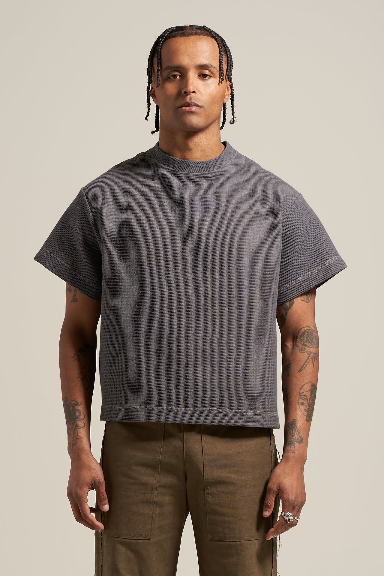 The Slate Waffle Tee